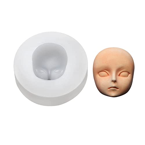 Silikonform für Babyparty, Fondant, Kuchen, Ton, Seife, Schokolade, Puppenkopf, Gesicht, Babykopf-Formen Silikonform für Babyparty, Fondant, Kuchen, Ton, Seife, Schokolade, Puppenkopf, Gesicht, Babykopf-Formen von Whltzf