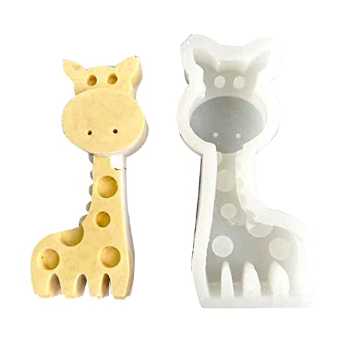 Silikonform mit Tiermotiv, Eule, Giraffe, Seife, Dekorationen, Giraffe, Frosch, Silikonformen, Tierformen für Heimdekorationen von Whltzf