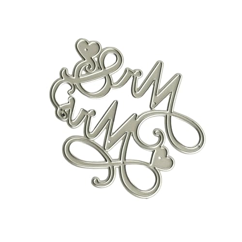 Stanzschablonen aus Metall, Herz, "Mr Mrs", Prägeschablonen für Scrapbooking, Tagebuch, Karten, Dekorati, Karbonstahl, Stanzformen, Herz, Mr Mrs Stanzformen, Prägeschablonen Stanzschablonen aus Metall, Herz, "Mr Mrs", Prägeschablonen für Scrapbooking, Tagebuch, Karten, Dekorati, Karbonstahl, Stanzformen, Herz, Mr Mrs Stanzformen, Prägeschablonen von Whltzf