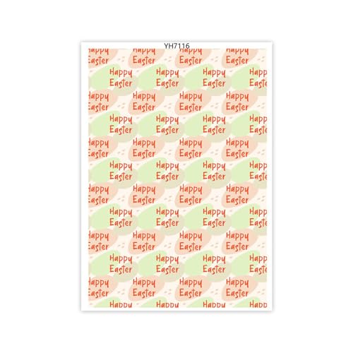 Ton-Transferpapier, Ostereier, farbige Eier, Transferpapier, wasserlösliche Ton-Transferblätter, einfach zu verwenden, für Ton-Ohrringe, Ostern, farbige Eier, Ton, Transferpapier für Ton-Transferpapier, Ostereier, farbige Eier, Transferpapier, wasserlösliche Ton-Transferblätter, einfach zu verwenden, für Ton-Ohrringe, Ostern, farbige Eier, Ton, Transferpapier für von Whltzf