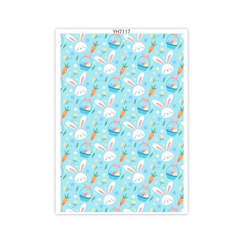Ton-Transferpapier, Ostereier, farbige Eier, Transferpapier, wasserlösliche Ton-Transferblätter, einfach zu verwenden, für Ton-Ohrringe, Ostern, farbige Eier, Ton, Transferpapier für Ton-Transferpapier, Ostereier, farbige Eier, Transferpapier, wasserlösliche Ton-Transferblätter, einfach zu verwenden, für Ton-Ohrringe, Ostern, farbige Eier, Ton, Transferpapier für von Whltzf
