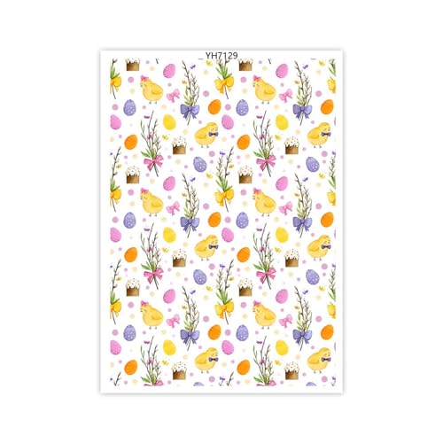 Ton-Transferpapier, Ostereier, farbige Eier, Transferpapier, wasserlösliche Ton-Transferblätter, einfach zu verwenden, für Ton-Ohrringe, Ostern, farbige Eier, Ton, Transferpapier für Ton-Transferpapier, Ostereier, farbige Eier, Transferpapier, wasserlösliche Ton-Transferblätter, einfach zu verwenden, für Ton-Ohrringe, Ostern, farbige Eier, Ton, Transferpapier für von Whltzf
