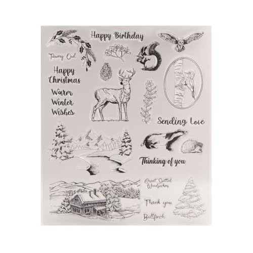 Transparente Scrapbooking-Stempel für Weihnachten, Silikon, für Kartenherstellung, Scrapbooking, Tagebuch, Alben, Scrapbooking Transparente Scrapbooking-Stempel für Weihnachten, Silikon, für Kartenherstellung, Scrapbooking, Tagebuch, Alben, Scrapbooking von Whltzf