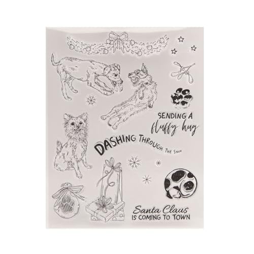 Transparenter Silikonstempel mit Weihnachtstieren, Scrapbooking, Prägung, Fotoalbum, dekoratives Papier, Karten, Handwerk, Heimdekoration, klare Stempel für Kartenherstellung Transparenter Silikonstempel mit Weihnachtstieren, Scrapbooking, Prägung, Fotoalbum, dekoratives Papier, Karten, Handwerk, Heimdekoration, klare Stempel für Kartenherstellung von Whltzf
