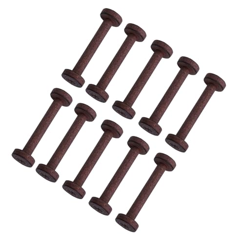 Whltzf 10 Stück Holzspulen Holz Nähgarnspule Holz Nähgarn Spule für Stickgarn Nähgarn Aufbewahrung Nähzubehör Whltzf 10 Stück Holzspulen Holz Nähgarnspule Holz Nähgarn Spule für Stickgarn Nähgarn Aufbewahrung Nähzubehör von Whltzf
