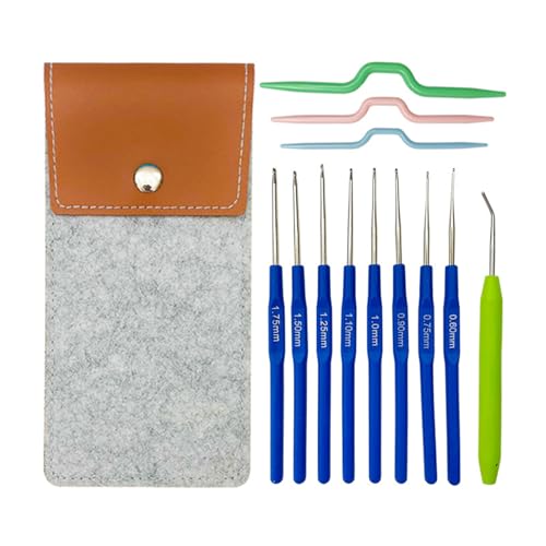 Whltzf 13-teiliges Häkelnadel-Set, Häkelnadel für Anfänger, ergonomischer Griff, Häkelnadeln für Hände, Stricknadel-Set Whltzf 13-teiliges Häkelnadel-Set, Häkelnadel für Anfänger, ergonomischer Griff, Häkelnadeln für Hände, Stricknadel-Set von Whltzf
