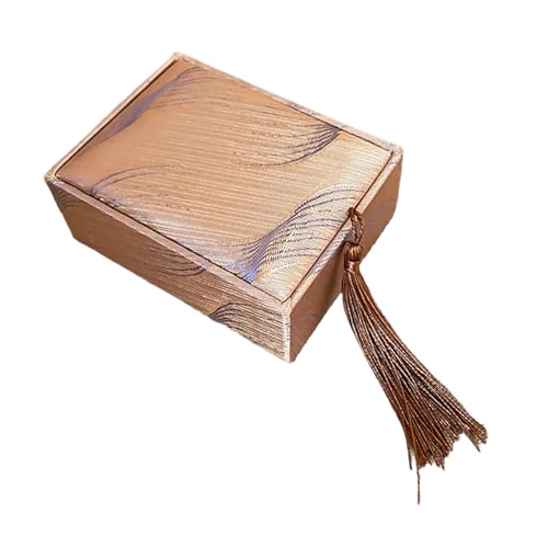 Whltzf Chinesische Vintage-Schmuckschatulle mit Quasten für Halsketten, Ringe und Anhänger, Retro-Halsketten-Display Whltzf Chinesische Vintage-Schmuckschatulle mit Quasten für Halsketten, Ringe und Anhänger, Retro-Halsketten-Display von Whltzf