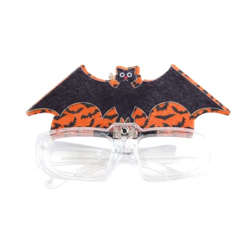Whltzf Coole LED-beleuchtete Brille, Ornament, einzigartige funkelnde Brille für Partygänger, Bühnenauftritte, Brillenschmuck, LED-Partybrille von Whltzf