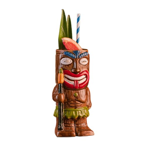 Whltzf Einfach zu reinigende braune Tassen, Festival, hawaiianische Trinkbecher, Gläser, Zubehör, Keramikbecher, Inselglas Whltzf Einfach zu reinigende braune Tassen, Festival, hawaiianische Trinkbecher, Gläser, Zubehör, Keramikbecher, Inselglas von Whltzf