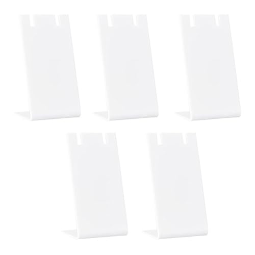 Whltzf Eleganter, stabiler Acryl-Schmuckständer, Zubehör für Ohrringe und Anhänger, 5 Stück, schräg, für den Haushalt, eleganter Schmuckständer Whltzf Eleganter, stabiler Acryl-Schmuckständer, Zubehör für Ohrringe und Anhänger, 5 Stück, schräg, für den Haushalt, eleganter Schmuckständer von Whltzf