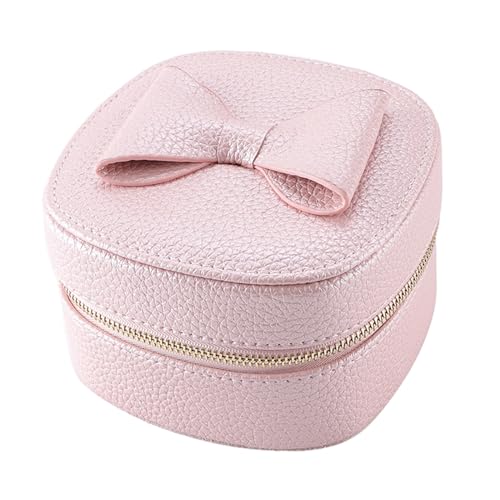 Whltzf Eleganter, tragbarer Schmuckhalter, Schmuck-Aufbewahrungsbox, Vitrine für Halsketten, Ringe, Ohrringe, Armbänder, Schmuckschatulle für Mädchen Whltzf Eleganter, tragbarer Schmuckhalter, Schmuck-Aufbewahrungsbox, Vitrine für Halsketten, Ringe, Ohrringe, Armbänder, Schmuckschatulle für Mädchen von Whltzf