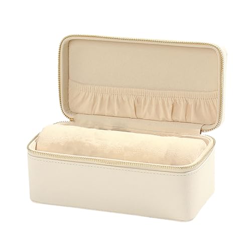Whltzf Elegantes 2-lagiges Schmuckkästchen mit abschließbarer Aufbewahrungsbox aus PU-Leder, Wohnaccessoire für Ohrringe, Ringe, Armbänder, Schmuckschatulle Whltzf Elegantes 2-lagiges Schmuckkästchen mit abschließbarer Aufbewahrungsbox aus PU-Leder, Wohnaccessoire für Ohrringe, Ringe, Armbänder, Schmuckschatulle von Whltzf