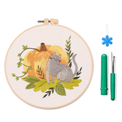 Whltzf Genießen Sie das Basteln mit Sticksets, Anfänger-Set mit farbigen Stofffäden, Kunsthandwerk, handliches Nähen, einfach zu verwenden Whltzf Genießen Sie das Basteln mit Sticksets, Anfänger-Set mit farbigen Stofffäden, Kunsthandwerk, handliches Nähen, einfach zu verwenden von Whltzf