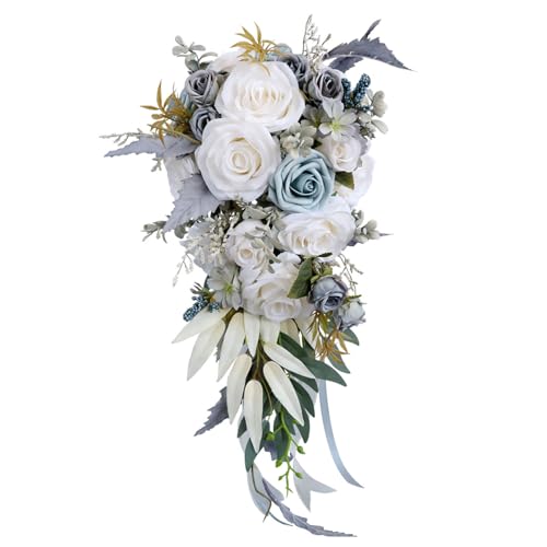 Whltzf Hochzeitssträuße mit Band, künstliche Blumen, Brautsträuße für Hochzeitsdekorationen, Zeremonie, Jahrestag, Valentinstag, Hochzeitsfotografie Whltzf Hochzeitssträuße mit Band, künstliche Blumen, Brautsträuße für Hochzeitsdekorationen, Zeremonie, Jahrestag, Valentinstag, Hochzeitsfotografie von Whltzf