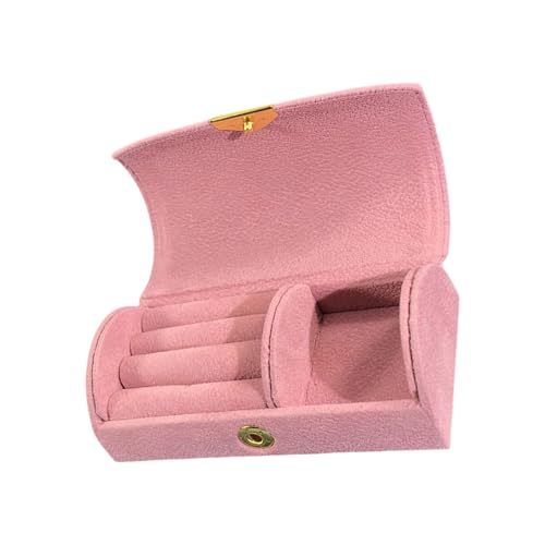 Whltzf Kleine Mehrzweck-Schmuckschatulle, Wohnaccessoire für Damen, tragbare Aufbewahrungslösung mit Initialen- und Blumen-Designs, Schmuck-Organizer Whltzf Kleine Mehrzweck-Schmuckschatulle, Wohnaccessoire für Damen, tragbare Aufbewahrungslösung mit Initialen- und Blumen-Designs, Schmuck-Organizer von Whltzf