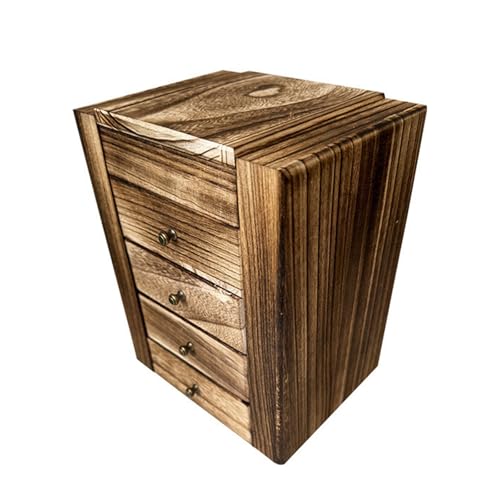 Whltzf Mehrschichtige Schmuckschatulle aus Holz, Schmuck-Organizer mit Trennwänden, elegante Ringe, Ohrringe, Halsketten, Halter, Schmuckhalter Whltzf Mehrschichtige Schmuckschatulle aus Holz, Schmuck-Organizer mit Trennwänden, elegante Ringe, Ohrringe, Halsketten, Halter, Schmuckhalter von Whltzf
