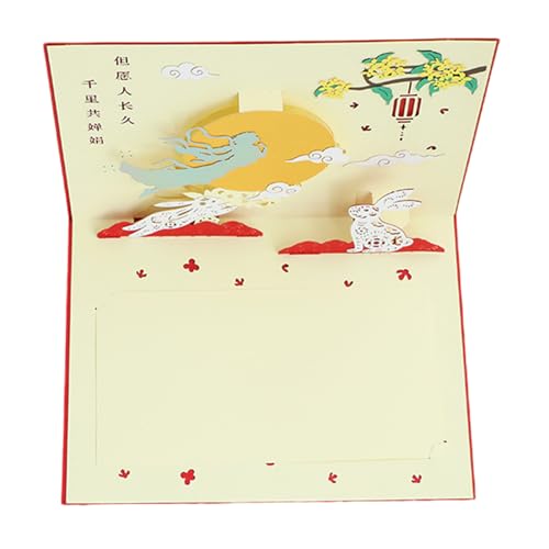 Whltzf Popup Middle Autumn Festival Grußkarte Chinesische Styles Moon Festival Postkarte Mit Umschlag Faltbarer Segenkarte Kreative Chinesische Stilkarte Whltzf Popup Middle Autumn Festival Grußkarte Chinesische Styles Moon Festival Postkarte Mit Umschlag Faltbarer Segenkarte Kreative Chinesische Stilkarte von Whltzf
