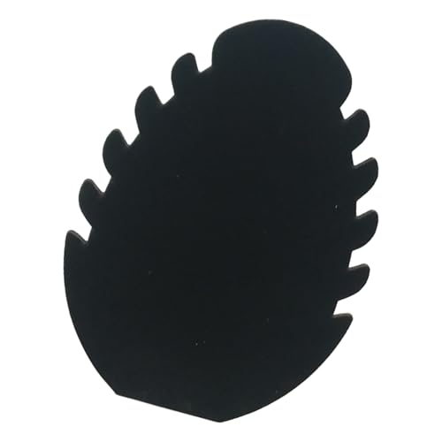 Whltzf Samt-Halsketten-Staffelei, faltbarer Schmuckständer, elegantes schwarzes Schmuckregal für Messen und Sammler, tragbarer Schmuckständer Whltzf Samt-Halsketten-Staffelei, faltbarer Schmuckständer, elegantes schwarzes Schmuckregal für Messen und Sammler, tragbarer Schmuckständer von Whltzf