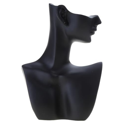 Whltzf Schaufensterpuppenförmiger Halskettenhalter, eleganter Ohrring- und Ringhalter, Schmuckständer für Schmuck und Anhänger, Kunstharz-Anhängerständer Whltzf Schaufensterpuppenförmiger Halskettenhalter, eleganter Ohrring- und Ringhalter, Schmuckständer für Schmuck und Anhänger, Kunstharz-Anhängerständer von Whltzf