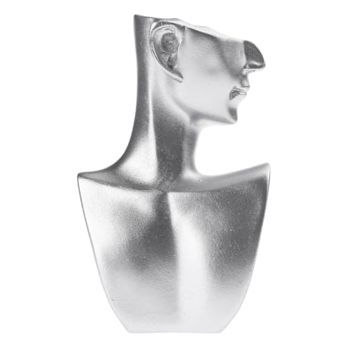 Whltzf Schaufensterpuppenförmiger Halskettenhalter, eleganter Ohrring- und Ringhalter, Schmuckständer für Schmuck und Anhänger, Kunstharz-Anhängerständer Whltzf Schaufensterpuppenförmiger Halskettenhalter, eleganter Ohrring- und Ringhalter, Schmuckständer für Schmuck und Anhänger, Kunstharz-Anhängerständer von Whltzf