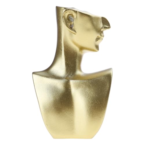 Whltzf Schaufensterpuppenförmiger Halskettenhalter, eleganter Ohrring- und Ringhalter, Schmuckständer für Schmuck und Anhänger, Kunstharz-Anhängerständer Whltzf Schaufensterpuppenförmiger Halskettenhalter, eleganter Ohrring- und Ringhalter, Schmuckständer für Schmuck und Anhänger, Kunstharz-Anhängerständer von Whltzf