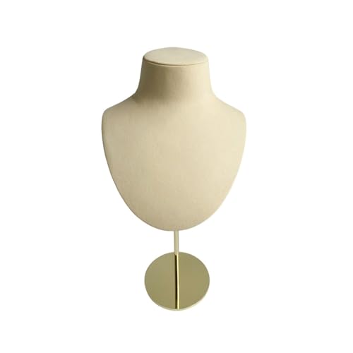 Whltzf Schaufensterpuppenförmiger Halskettenständer, stilvolles Porträtmodell, Schmuckhalter, Tisch-Halskette, Anhänger, Ausstellungsregal, Halsketten-Display Whltzf Schaufensterpuppenförmiger Halskettenständer, stilvolles Porträtmodell, Schmuckhalter, Tisch-Halskette, Anhänger, Ausstellungsregal, Halsketten-Display von Whltzf