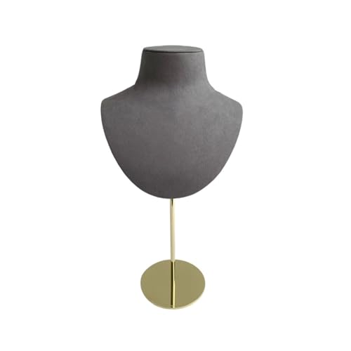 Whltzf Schaufensterpuppenförmiger Halskettenständer, stilvolles Porträtmodell, Schmuckhalter, Tisch-Halskette, Anhänger, Ausstellungsregal, Halsketten-Display Whltzf Schaufensterpuppenförmiger Halskettenständer, stilvolles Porträtmodell, Schmuckhalter, Tisch-Halskette, Anhänger, Ausstellungsregal, Halsketten-Display von Whltzf