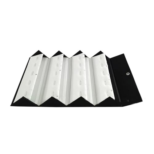 Whltzf Schmuck-Organizer mit speziellen Fächern, vielseitige Schmuckschatulle aus PU-Leder mit anpassbaren Taschen für Reisen, Reisezubehör-Organizer Whltzf Schmuck-Organizer mit speziellen Fächern, vielseitige Schmuckschatulle aus PU-Leder mit anpassbaren Taschen für Reisen, Reisezubehör-Organizer von Whltzf
