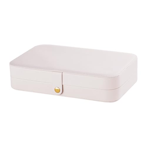 Whltzf Schmuckschatulle mit Fach, Schmuck-Organizer, PU-Leder, Schmuckbehälter, praktischer Schlafzimmer-Kommode, Organizer, Schlafzimmer-Kommode Whltzf Schmuckschatulle mit Fach, Schmuck-Organizer, PU-Leder, Schmuckbehälter, praktischer Schlafzimmer-Kommode, Organizer, Schlafzimmer-Kommode von Whltzf