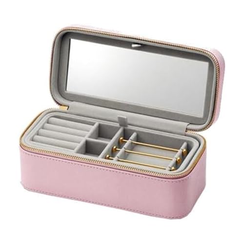 Whltzf Schöne Schmuckaufbewahrungslösung, feminine Schmuckschatulle mit schützendem Innenfutter, einzigartiger Aufbewahrungshalter, Schlafzimmer-Schminktisch Whltzf Schöne Schmuckaufbewahrungslösung, feminine Schmuckschatulle mit schützendem Innenfutter, einzigartiger Aufbewahrungshalter, Schlafzimmer-Schminktisch von Whltzf