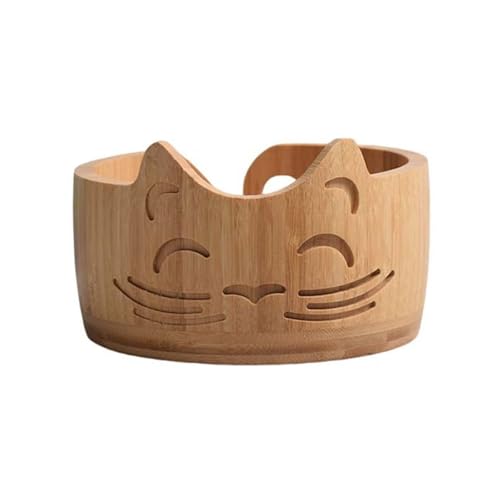 Whltzf Strickschale, 17 x 10 cm, Holz, zum Organisieren von Häkelbedarf, Katzenform, einfach zu bedienen, für Mutter, Großmutter, Bastelliebhaber, Katzen-Form, Garnschale, Strickschale Whltzf Strickschale, 17 x 10 cm, Holz, zum Organisieren von Häkelbedarf, Katzenform, einfach zu bedienen, für Mutter, Großmutter, Bastelliebhaber, Katzen-Form, Garnschale, Strickschale von Whltzf