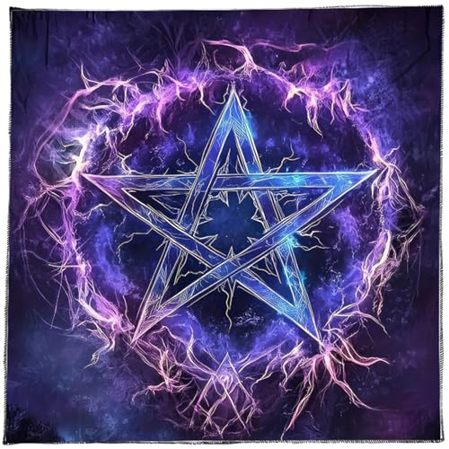 Whltzf Tarots Tischdecke, Stern-Symbol, Astrologie, Altäre, Stoff, Wahrsagungskarte, Tischdecke, Wandteppich, Hexerei, Versorgung, Sternsymbol, Tarots, Kartentischdecke, spirituelle Deckdecke Whltzf Tarots Tischdecke, Stern-Symbol, Astrologie, Altäre, Stoff, Wahrsagungskarte, Tischdecke, Wandteppich, Hexerei, Versorgung, Sternsymbol, Tarots, Kartentischdecke, spirituelle Deckdecke von Whltzf