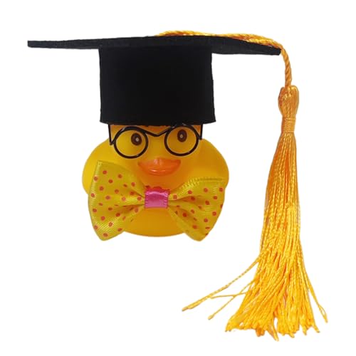 2024 Graduation Rubber Duck, 2024 Graduation Ducks | Auto-Entenornamente mit Hut, 2024 Graduierungs-Ducks mit Rabatt und Fliegen für den Schulpreis, D von Whnbuij