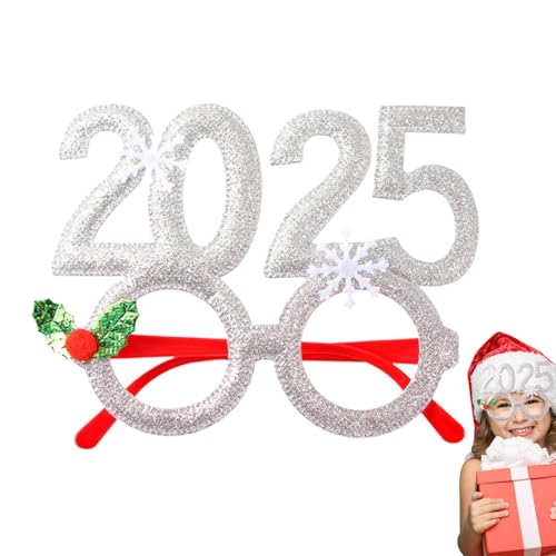 2025 Weihnachten Deko Brille, Fotokabine Requisiten für Weihnachtsfeiern, 2025 Brillenfassungen Dekoration, vielseitige Partydekorationen für Silvesterpartys, N hte 2025 Weihnachten Deko Brille, Fotokabine Requisiten für Weihnachtsfeiern, 2025 Brillenfassungen Dekoration, vielseitige Partydekorationen für Silvesterpartys, N hte von Whnbuij