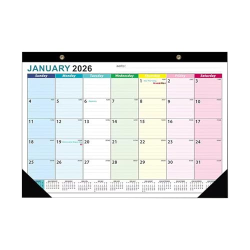 2026-2027 Planer Kalender - Tägliches Tagebuch, jährliches Protokoll | 18-monatiger Schreibtischkalender/Wandkalender mit zwei Kalenderecke, professioneller Notizblock für Geschäftsereignisse, tragbar 2026-2027 Planer Kalender - Tägliches Tagebuch, jährliches Protokoll | 18-monatiger Schreibtischkalender/Wandkalender mit zwei Kalenderecke, professioneller Notizblock für Geschäftsereignisse, tragbar von Whnbuij