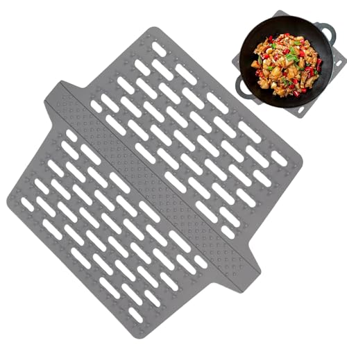 Abtropfmatte, Küchenspüle Matte | Abtropfmatte aus Silikon – hitzebeständige Abtropfmatte für Spüle, vielseitig einsetzbar Abtropfmatte, Küchenspüle Matte | Abtropfmatte aus Silikon – hitzebeständige Abtropfmatte für Spüle, vielseitig einsetzbar von Whnbuij
