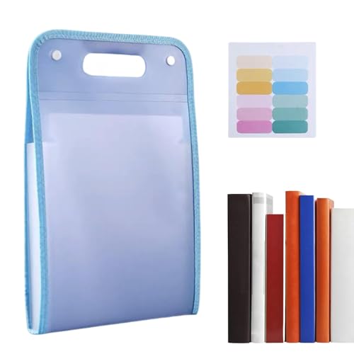 Akkordeon-Ordner, 13 Taschen – Lesen A4 13 Taschen Akkordeon-Organizer | Wasserdichtes Dokumentenfach mit großer Kapazität, Ordner-Organizer für Quittungen, Lesezeichen, Aufkleber Akkordeon-Ordner, 13 Taschen – Lesen A4 13 Taschen Akkordeon-Organizer | Wasserdichtes Dokumentenfach mit großer Kapazität, Ordner-Organizer für Quittungen, Lesezeichen, Aufkleber von Whnbuij