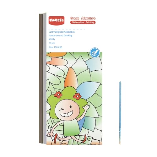 Aquarell-Skizzenbuch – Premium-Künstler-Zeichenblock, Spiralbindung, Aquarell-Tagebuch, multifunktionales Zeichenpapier, gemischte Medien, Skizzenbuch für Aquarell, Acryl, Tinte, professionelles von Whnbuij
