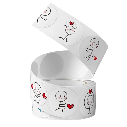 Aufkleberrolle für – Rollen mit nachhaltigen Aufklebern | 500 Stück Cartoon Reward Sticker Supplies, Cartoon Reward Sticker für Kinder von Whnbuij