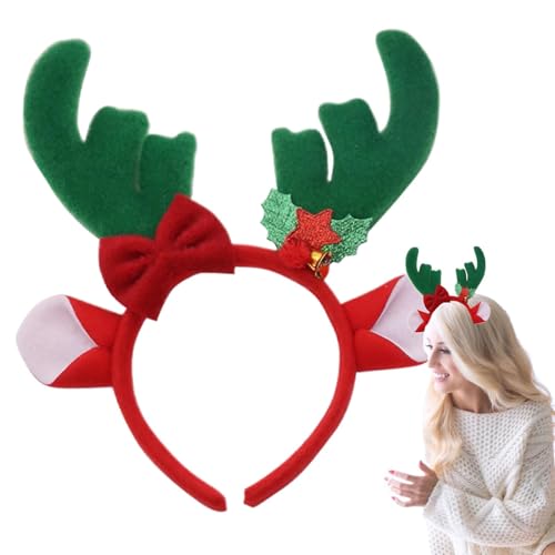 Cartoon Geweih Stirnband, Weihnachten Geweih Stirnband | Niedliches Geweih Stirnband für Weihnachten - Winterurlaub Kopfschmuck für Haare von Whnbuij