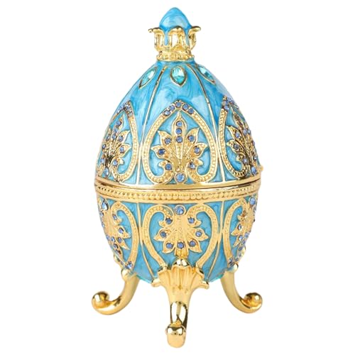 Classic Jewellery Box – dekorative Keepsake Box, luxuriöse Schmuckschatulle, antiker Stil, Retro-Schmuck-Lösung, Holzbox für Accessoires und Manomets von Whnbuij
