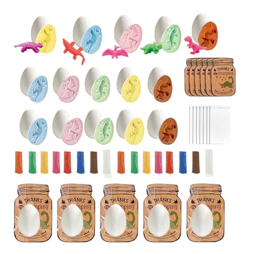 Dinosaurier-Eier, Modelliermasse für | Model Clay Kids Molding Clay 20 Teile Dinosaurier-Ei | Dinosaurier-Bausatz zur Entwicklung der Kreativität und Koordination der Arbeit von Dinosaurier-Eier, Modelliermasse für | Model Clay Kids Molding Clay 20 Teile Dinosaurier-Ei | Dinosaurier-Bausatz zur Entwicklung der Kreativität und Koordination der Arbeit von von Whnbuij