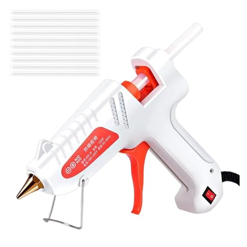 Glueguns Set – Schnellheizwerkzeug, Applikator für Schusssteuerung, Hochtemperaturkleber für Kunstprojekte, manuelles Zubehör zum schnellen Vorheizen von Whnbuij