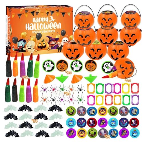 Halloween Leckerli-Spielzeug – Gruseliges Überraschungspaket, bonbonfreie Geschenktüte | Kleine Horror-Dekorationsstücke mit stilvollem Design, interaktives Party-Streich-Set für Halloween Leckerli-Spielzeug – Gruseliges Überraschungspaket, bonbonfreie Geschenktüte | Kleine Horror-Dekorationsstücke mit stilvollem Design, interaktives Party-Streich-Set für von Whnbuij