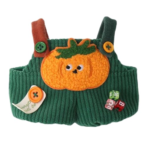 Kleid für Plüschpuppe, Kleid für Plüschpuppe, Kleidung für 15 cm Puppenkleidung, Kleidung für Puppen mit Gemüse, abnehmbare gefüllte Plüschanzüge für Fusseltiere von Whnbuij