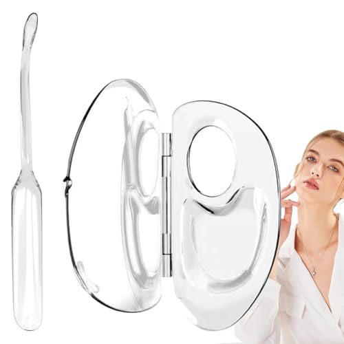 Make-up-Mischtablett für Make-up, Mischpalette zum Mischen von Nägeln mit transparenter Grundierungsplatte | Tisch zum Mischen von Grundierung, Make-up-Tools für Liebhaber von Whnbuij