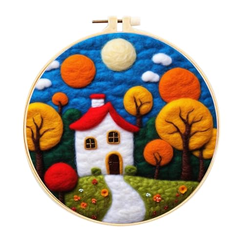 Nadelfilz-Set – Nadelfilz-Set, Nadelfilz-Set, Cartoon-Wollfilz-Set für Anfänger | Handgefertigtes Filz-Zubehör für Weihnachten, Set Nadelfilz-Set – Nadelfilz-Set, Nadelfilz-Set, Cartoon-Wollfilz-Set für Anfänger | Handgefertigtes Filz-Zubehör für Weihnachten, Set von Whnbuij