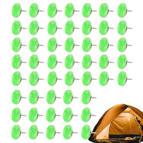 Pfadmarkierungsnadeln, reflektierende Pfadmarkierungen | 50 x Pfadmarkierungsnadeln für Sicherheit – reflektierende Reißzwecken für Outdoor-Aktivitäten, Jagdreflektor Pfadmarkierungsnadeln, reflektierende Pfadmarkierungen | 50 x Pfadmarkierungsnadeln für Sicherheit – reflektierende Reißzwecken für Outdoor-Aktivitäten, Jagdreflektor von Whnbuij