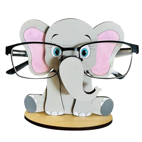 Puzzle Brillenhalter - Abzeichen Brillenhalter, Brillenhalter und Sonnenbrillenhalter | handgeschnitztes Holz Brillenhalter 10x12x15 cm, entzückender Organizer für von Whnbuij