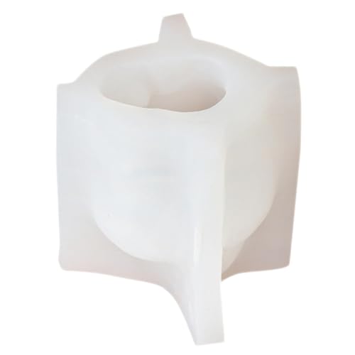 Schädel Kerze Form, Schädel Harz Form, Horror Silikonform, Skelett Epoxidharz Gießform, Seifenformen für Schokoladenkuchen und Süßigkeiten Dekoration von Whnbuij